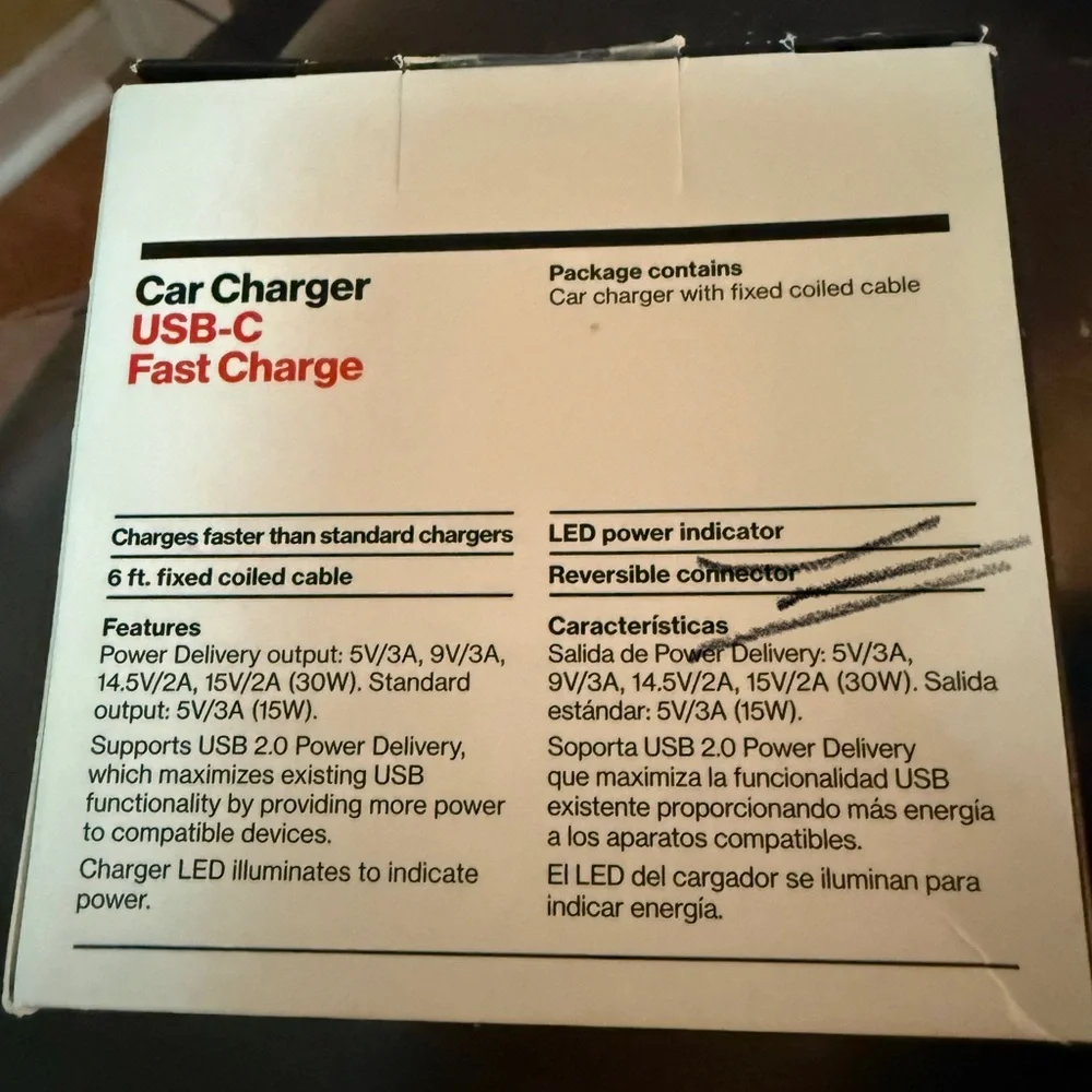 USB-C Car Charger with Fast Charge